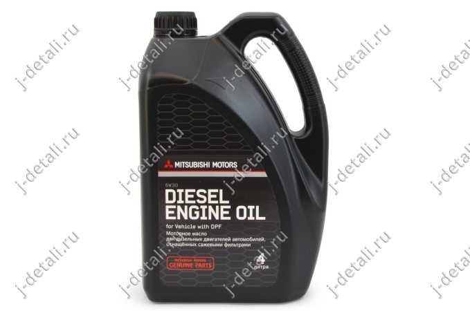 Оригинальное масло Мицубиси 5w30 DL-1 4л для автомобилей с сажевым фильтром  (8967610)