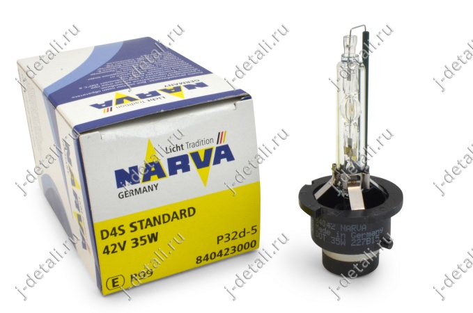 NARVA D4S 4300 35w лампа ксеноновая  1шт. (произодство Германия) №
