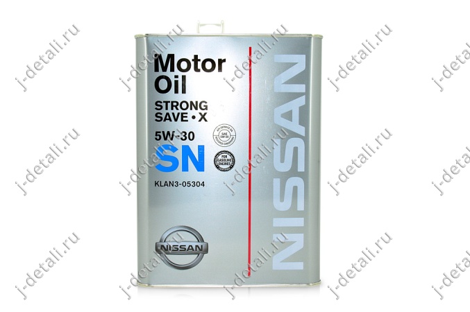 NISSAN 5W-30 4l SN/GF5 масло для двигателя KLAN505304