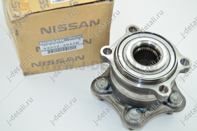 NISSAN 43202-4GA0B ступица задняя (с подшипником)