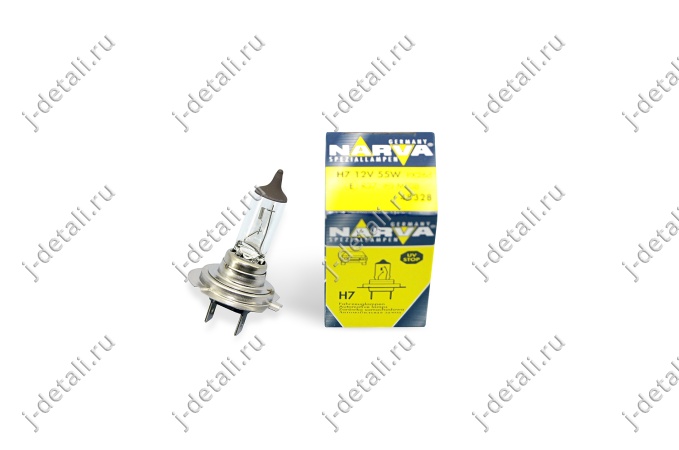 NARVA () H7 12v 55W 1шт лампа галогеновая